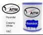 Preview: Hyundai, Creamy White, YAC: 500ml Lackdose, von ATW Autoteile West.